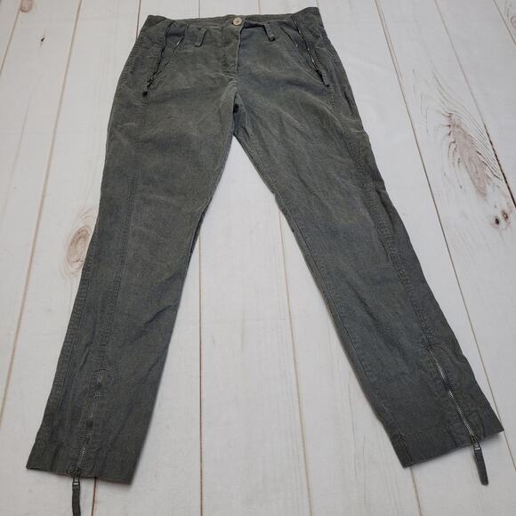 Annette Gortz bicycle trouser pants cotton zipper moto slim fit - Picture 2 of 11